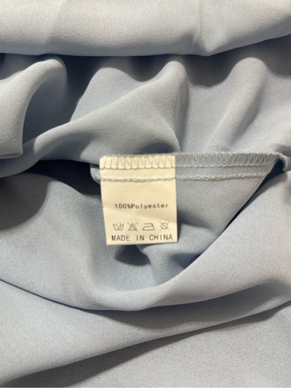 SL Fashions Light Blue Tie-Front Midi Dress - Picture 5 of 5
